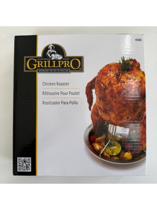 GrillPro Other - GrillPro Stainless Steel Beer Can Chicken Roaster BBQ Grill Tool New Sealed